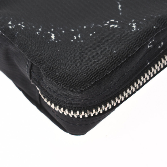 Chanel Travel Line Jewelry Case Black Silver Hardware Nylon Pouch - Picture 5 of 12